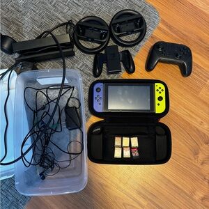 Nintendo Switch Game Card Collection with Red Labels